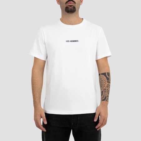 LES HOMMES - T-shirt con logo lettering