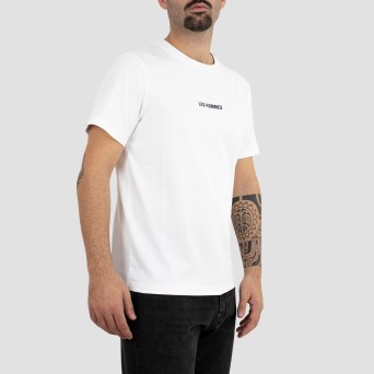 LES HOMMES - T-Shirt mit Logo Schriftzug 2