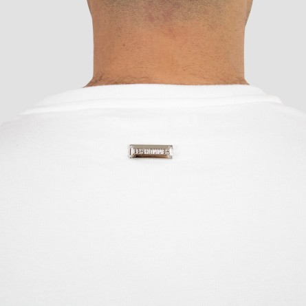 LES HOMMES - T-Shirt mit Logo Schriftzug LES HOMMES - T-Shirt mit Logo Schriftzug