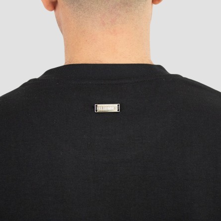 LES HOMMES - T-Shirt mit Logo Schriftzug LES HOMMES - T-Shirt mit Logo Schriftzug