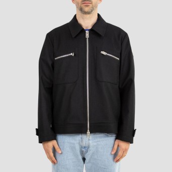 LES HOMMES - Veste avec patch logo