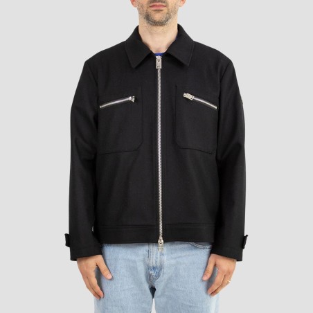 LES HOMMES - Jacke mit Logoaufnäher