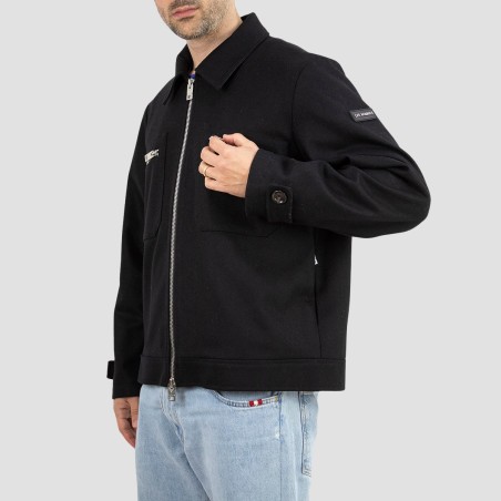 LES HOMMES - Jacke mit Logoaufnäher