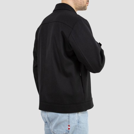 LES HOMMES - Chaqueta con parche del logotipo