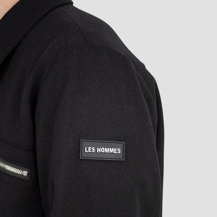 LES HOMMES - Jacke mit Logoaufnäher LES HOMMES - Jacke mit Logoaufnäher