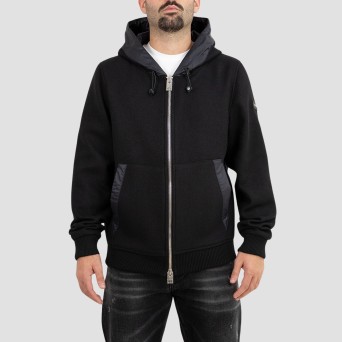 LES HOMMES - Jacket with logo patch