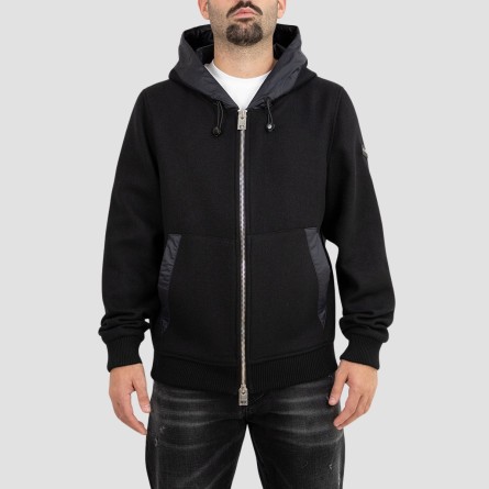 LES HOMMES - Jacket with logo patch
