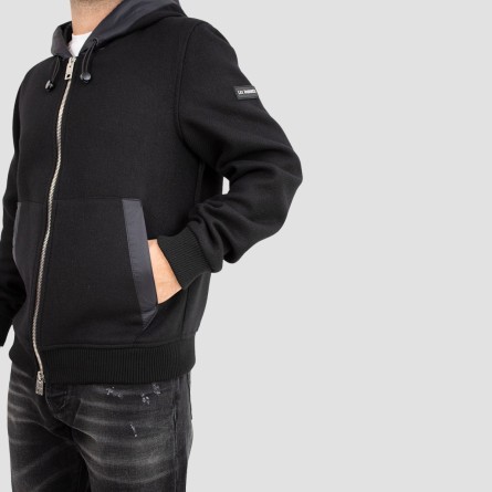LES HOMMES - Jacke mit Logoaufnäher LES HOMMES - Jacke mit Logoaufnäher