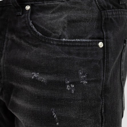 LES HOMMES - Jeans mit Logoaufnäher LES HOMMES - Jeans mit Logoaufnäher