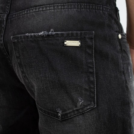 LES HOMMES - Jeans con patch logo LES HOMMES - Jeans con patch logo