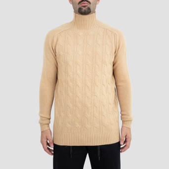 OUT/FIT - Col roulé avec tissage tressé