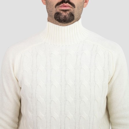 OUT/FIT - Cuello alto con tejido trenzado OUT/FIT - Cuello alto con tejido trenzado