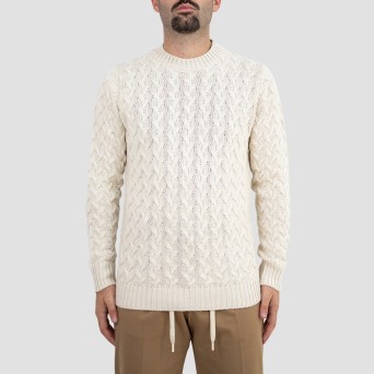 OUT/FIT - Maglione con trama a treccia