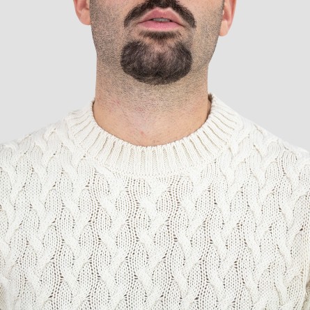 OUT/FIT - Pull en maille torsadée