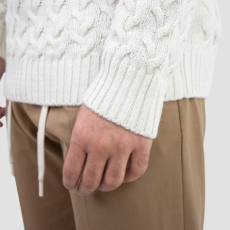 OUT/FIT - Maglione con trama a treccia