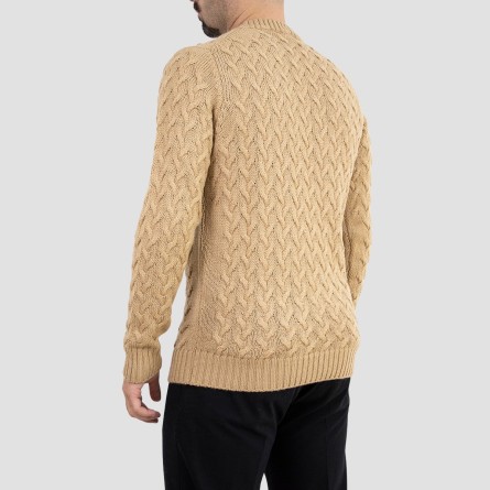 OUT/FIT - Pull en maille torsadée