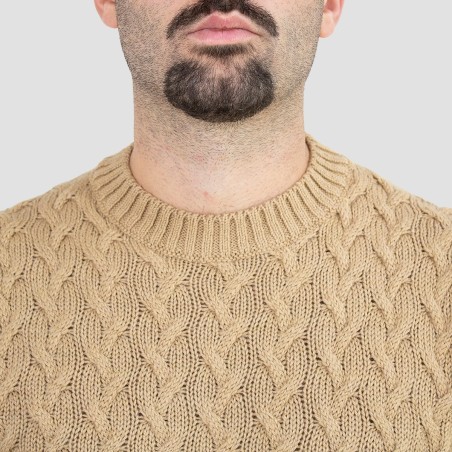 OUT/FIT - Pull en maille torsadée