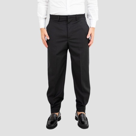 NEW YORK RESIDENT - Pantalon avec patch logo et fermetures velcro