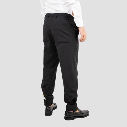 NEW YORK RESIDENT - Trousers with logo patch and Velcro NEW YORK RESIDENT - Trousers with logo patch and Velcro