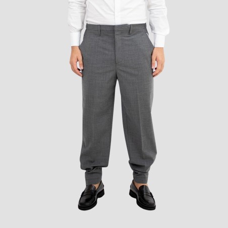 NEW YORK RESIDENT - Trousers with logo patch and Velcro