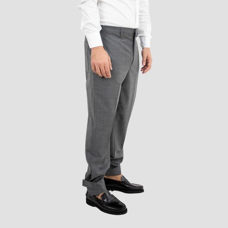 NEW YORK RESIDENT - Pantalone con patch logo e velcro NEW YORK RESIDENT - Pantalone con patch logo e velcro