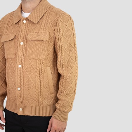 THE BOY'Z AFFAIR - Giubbino lavorato a maglia