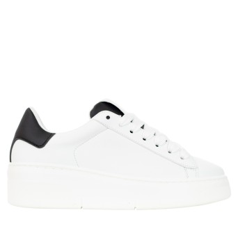 BY.ERN. - Leather sneakers with logo