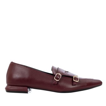 HOLLY QUEEN - Loafer with double buckle