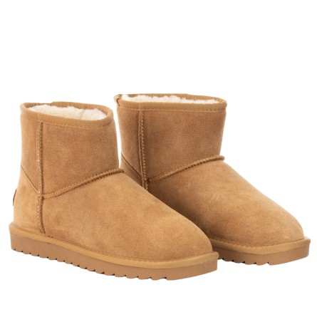 COLORS OF CALIFORNIA - suede ankle boot with logo