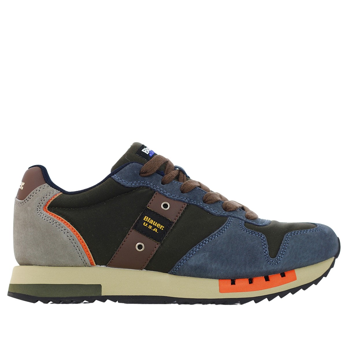 BLAUER Sneakers with logo F4QUEENS01 WAX NAVY MILITARY