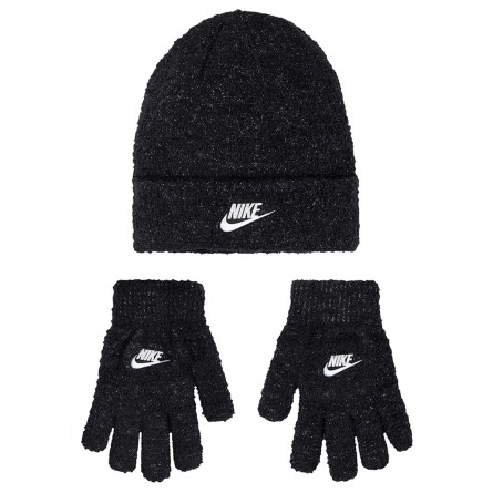 NIKE - Set guanti e cappello unisex bambino Twinkle Cozy Apex Beanie