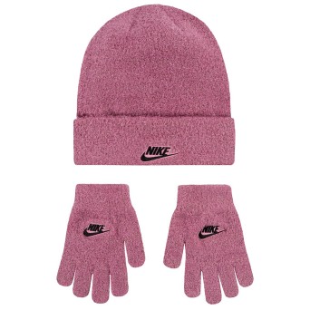 NIKE - Set guanti e cappello unisex bambino Twinkle Cozy Apex Beanie