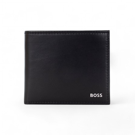 BOSS - Leather wallet with logo