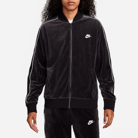 NIKE - Velours Sportbekleidung Club Jacke