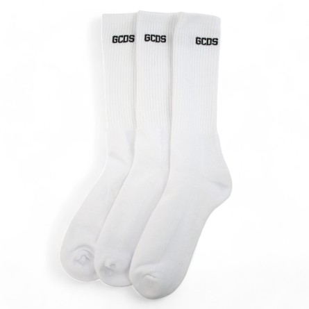 GCDS - 3 Paar Essentials Logo-Socken
