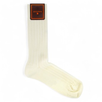 GALLO - Lange Socken aus gerippter Wolle