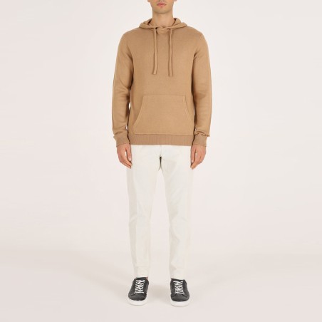 OUT/FIT - Maglia in misto cashmere con cappuccio