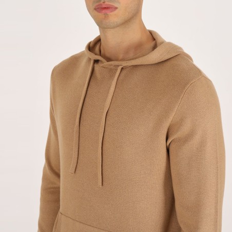 OUT/FIT - Cashmere blend sweater with hood