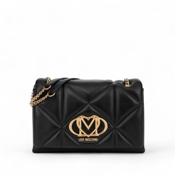 LOVE MOSCHINO - Monogrammierte Logo-Umhängetasche