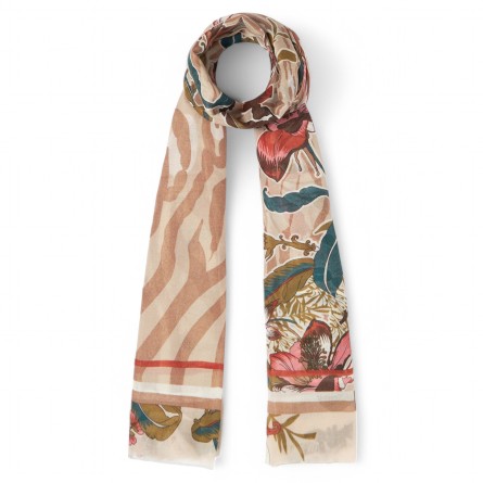 LIU JO - Écharpe à imprimé floral animalier