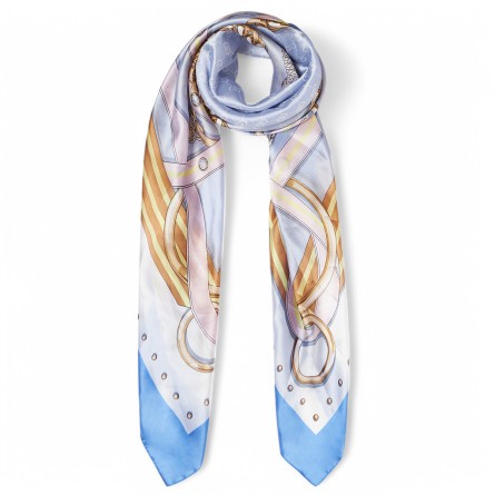 LIU JO - Foulard con stampa grafica logo
