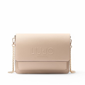 LIU JO - Borsa a tracolla con logo in rilievo