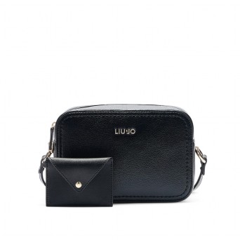 LIU JO - Borsa a tracolla con logo e pochette rimovibile