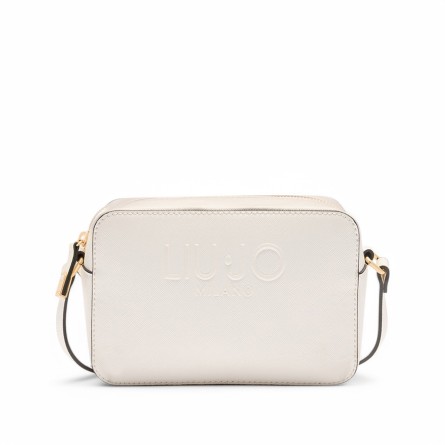 LIU JO - Borsa a tracolla con logo in rilievo