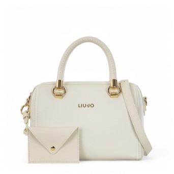 LIU JO - Bolso de mano con logotipo y bolso de mano extraíble