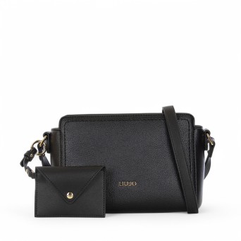 LIU JO - Borsa a tracolla con logo lettering