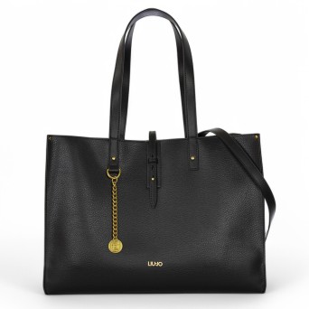 LIU JO - Bolso de mano con colgante del logotipo