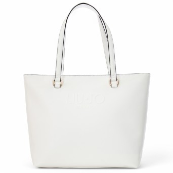 LIU JO - Borsa tote con logo in rilievo