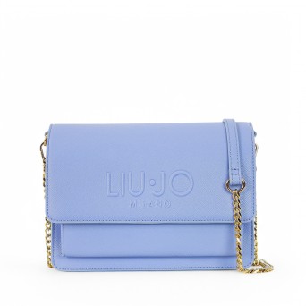 LIU JO - Borsa a tracolla con logo in rilievo