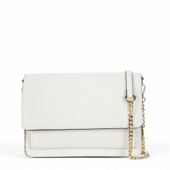 LIU JO - Borsa a tracolla con logo in rilievo
